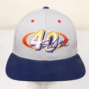 Vintage 90s Coors Light Sterling Marlin NASCAR Hat Snapback Adjustable Gray 40